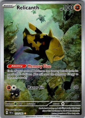 Relicanth - Illustration Rare SV05: Temporal Forces 173/162 NM - Image 1 of 2