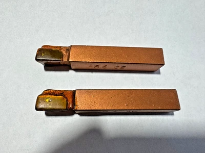 Toolmex AR6 Grade C5 Carbide Brazed  Tipped Lathe Tool Bit 3/8 Square 2 Pcs - Image 1 of 2