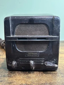 Unidad de altavoz intercomunicador eléctrico Teletalk Webster de colección rara telehome sin probar años 50 - Imagen 1 de 14