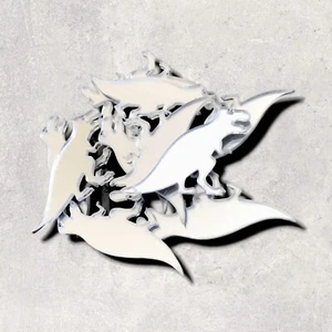 T-Rex Bastelsets, 10er Pack - viele Farben / Größen, Gravur & Creolen - Bild 1 von 6