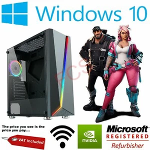 Gaming PC Ultra Fast i3 i5 i7 16GB RAM 512GB SSD 2TB GTX 1660 RTX 2060 Windows10 - Picture 1 of 6