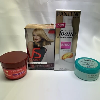 Blondes VS Sassoon/Espuma Pantene/Color Loreal Vibración Intensiva/Arcilla Extrodinaria Foto 1 de 4