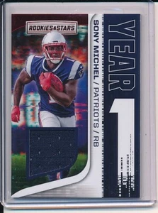 2018 Panini Rookies & Stars RC YEAR 1 Game Jersey SP Sony Michel New England - Bild 1 von 1