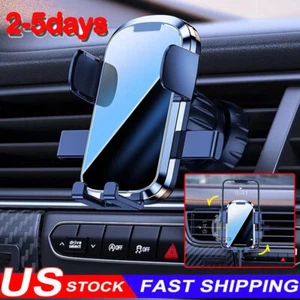 Gravity Car Phone Holder 360 Rotation Universal Car AirVent Mount GPS Holder - Picture 1 of 14
