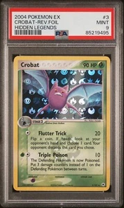 2004 | Pokémon | EX Hidden Legends | Crobat | Reverse Foil | #3 | PSA 9 | - Picture 1 of 2