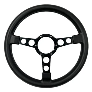 Black Spoke Medium Thickness Formula Steering Wheel For 1972-80 Pontiac Firebird - Picture 1 of 6