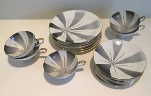 Tea Set - 19pieces - Johann Seltmann Vohenstrauss Bavaria - Mid Century Modern - Picture 1 of 7