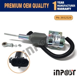 INPOST New 12V Fuel Shut Off Solenoid For Cummins 3932529 3939700 3932329 - Picture 1 of 6