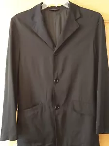 Versace Classic V2 Vintage Men's 3 Button Black Blazer Jacket Made in Italy - Picture 1 of 12