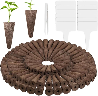 120 Hydroponic Grow Sponges Kit -  Seed Starter Pods Compatible W/ Aerogarden - Image 1 of 4