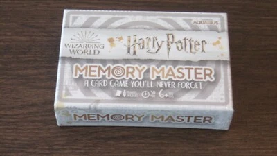 NIB Harry Potter MEMORY MASTER A Card Game You Never Forget By Wizarding World - Image 1 of 4