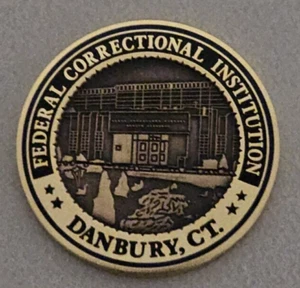DOJ Federal Bureau of Prisons, FCI Danbury, CT Challenge Coin - Picture 1 of 2