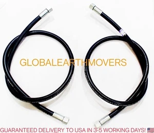 JCB BACKHOE - HOSE 1/4BSP 1050 MM, SET OF 2 PIECES (PART NO. 611/01200) - Picture 1 of 8