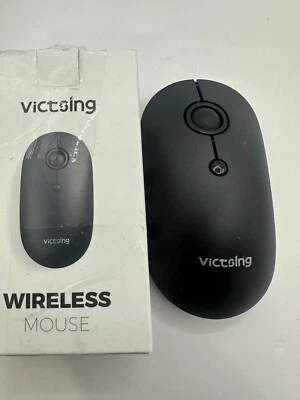 VicTsing Wireless Ergonomic Mouse Mice Noiseless For PC Laptop  Black NEW - Image 1 of 4
