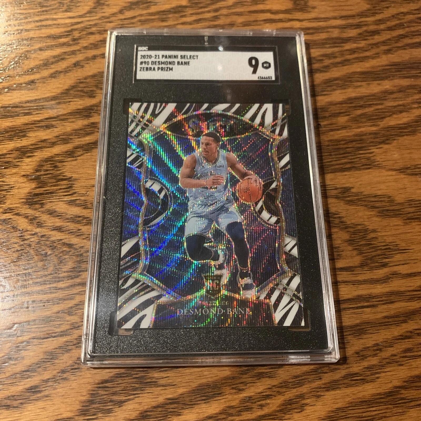 2020-2021 Panini Select Desmond Bane Zebra Print #90