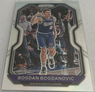 2020-21 Prizm Basketball Bogdan Bogdanovic Sacramento Kings Silver Prizm #27 - Image 1 of 3
