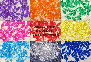 PEQUEÑAS bombillas giratorias para árbol de Navidad de cerámica, 9 bonitos colores *ENVÍO GRATUITO* - Imagen 1 de 25