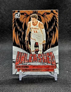 Trae Young 2022-23 Donruss Basketball Unleashed Press Proof Gold. Combined Post