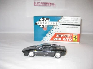 HAG Autoline 1:43 9003 Ferrari 288 GTO, schwarz, Made in Swiss #c157 - Bild 1 von 7