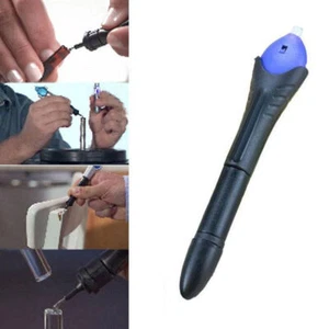 5 Second Glass Welding Compound Glue UV Light Quick Repair Pen Fix Liquid Tool - Picture 1 of 12