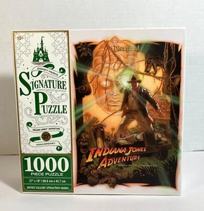 Indiana Jones Adventure Disneyland 25th Anniversary Signature Puzzle Disney Park - Picture 1 of 10