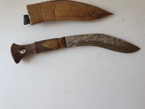 Ancien KUKURI / KUKRI couteau / poignard Népalais de collection (Népal) - Foto 1 di 11