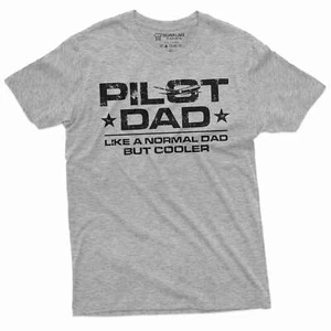 Men's Pilot Dad T-shirt Cool pilot dad father's day father daddy gift tee shirt - Picture 1 of 8