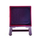 1:25 Rose Wood Color Square Stool Chair Miniature for Dollhouse Accessories