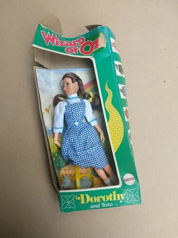 MEGO 1974 Vintage WIZARD OF OZ DOROTHY and TOTO - 8" Doll in Original Box Cover