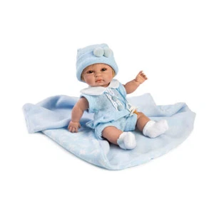 Berbesa, Muñeco vinil Baby Carlos 34 cm, traje y manta azul (3215) - Imagen 1 de 2