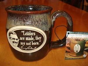 SUNSET HILL "Vince Lombardi LEADERS" Roundbelly BECHER. GB Packers NFL Deneen NEU - Bild 1 von 11