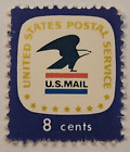 U.S.Postage ~ Postal Service Emblem ~ 8 Stamp ~ Used/Posted ~ c.1971