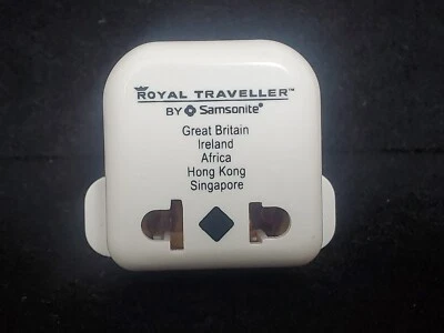 Royal Traveler by Samsonite Converter Adapter US, EU to UK Ireland Africa H.K - Image 1 of 3