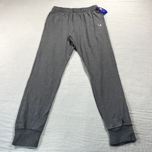 NEW Champion Joggers Mens Medium Gray Pants Pockets Elastic Waist Lightweight - Picture 1 of 12