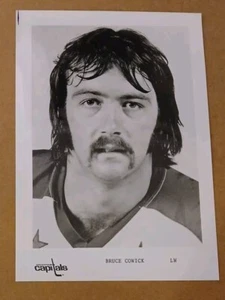 MEDIA PHOTO WASHINGTON CAPITALS 6 7/8 × 5" BRUCE COWICK - Picture 1 of 2