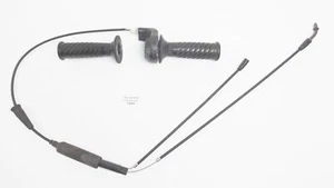 1986 CAGIVA ELEFANTRE 125 GRIPS+ACCELERATOR THROTTLE+CABLE 7/8" BAR 39629/39628 - Picture 1 of 4