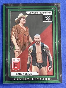 Bob & Randy Orton 2023 Panini Elite FAMILY LINEAGE GREEN PARALLEL Card #4 - Picture 1 of 2