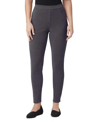 Leggings para mujer HUE sarga suave estilo jean carbón pequeños S Foto 1 de 4