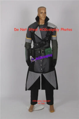 Disfraz Cosplay Brujo Versión Gris Oscuro y Negro Incluye Cinturones y Bolsos Foto 1 de 4