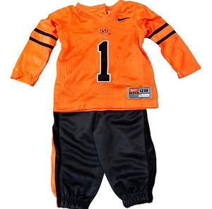Nike Oklahoma State Cowboys Football Uniform Baby Infant Halloween Jersey Kids - Picture 1 of 1