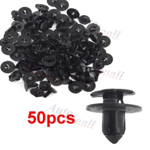 50pcs Bumper Splash Shield Hood Engine Push Clip Screw Rivet for Nissan Infiniti - Picture 1 of 9