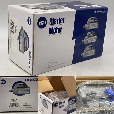 Starter Motor WAI 17800N NEW - Image 1 of 4