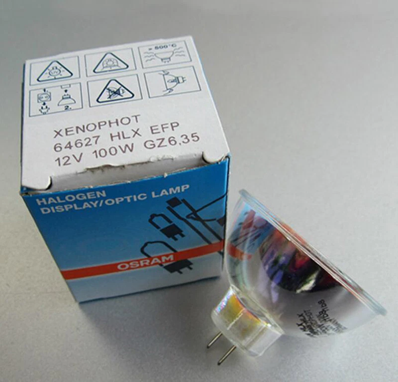 OSRAM HLX 64627 EFP 12V 100W GZ6.35 Xenophot optic halogen lamps for microscope - Image 1 of 1
