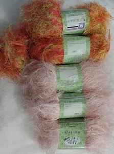Yarn Bee Haute Fur Dahlia Pink #30 3.5 oz 93 yd, 100% Exoline Lot of 6 - Picture 1 of 3
