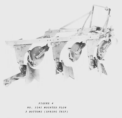 Oliver 3241 2 & 3  Bottom Moldboard Plow Owner's & Parts Manual 3pt Hitch Raydex - Image 1 of 4