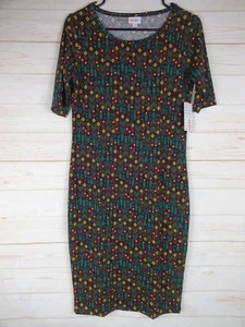 Vestido para mujer Lularoe Julia negro con verde talla S nuevo con etiquetas - Imagen 1 de 3