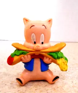 Figura Porky Pig PVC Tyco Warner Brothers Sandwich 94 Cake Topper Looney Tunes - Imagen 1 de 7