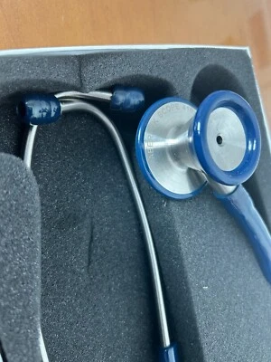 DIAFRAGMA ESTETOSCOPIO CARDIOLOGÍA AZUL DOBLE CABEZAL PROFESIONAL Foto 1 de 4