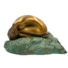 BRUNO BRUNI - Original Bronzeskulptur &quot;TR&#196;UMENDE VENUS (Venere sognante)&quot; - gr&#252;n