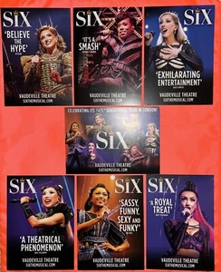 Six the Musical West End London Post Card Set November 2024 Cast - Picture 1 of 12